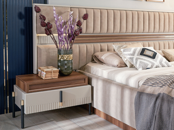 CHAMBRE A COUCHER 180X200 COMPLETE SAVANORA PORTES BATTANTES – Image 5