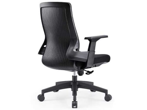 FAUTEUIL SECRETAIRE A MAILLE D1-399BB NOIRE 56*67*96 – Image 2