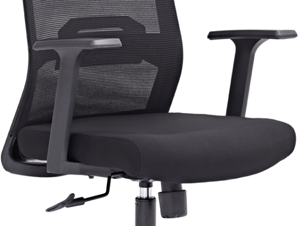 FAUTEUIL DOSSIER HAUT A MAILLE D1-518AB NOIR 55*61*120 – Image 2