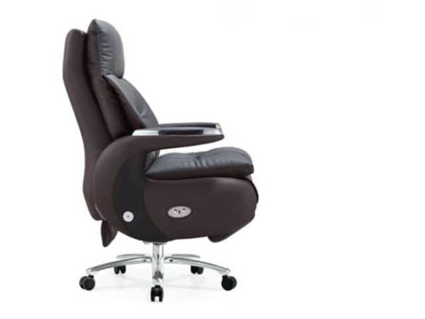 FAUTEUIL PRESIDENT ELECTRIC MASSAGE CUIR A022 MARRON 73*78*118 – Image 2