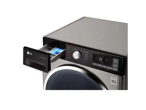 MACHINE A LAVER 10.5KG/7KG LG INVT F4V5RGP2T AVC SECHAG GRIS 60*60*83 – Image 3