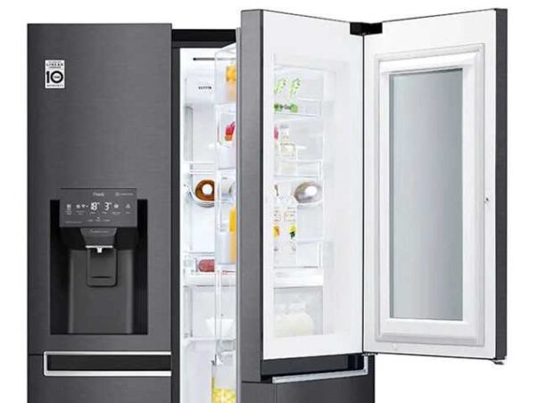 REFRIGERATEUR SBS 617L LG GC-X267SQCS 2P DIST BLANC/NOIR 913*735*1790 – Image 3