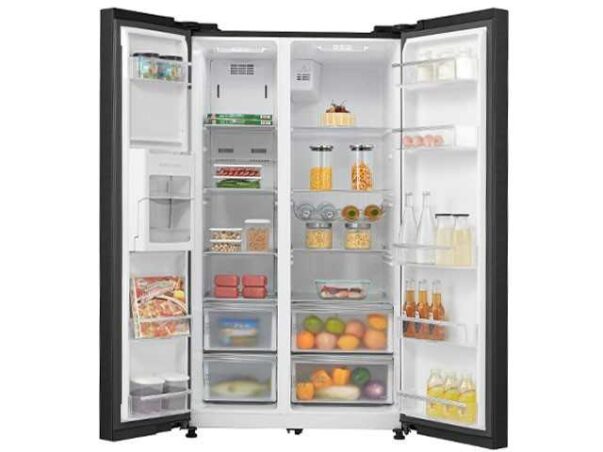 REFRIGERATEUR SBS 710L MIDEA MDRS710FGF22 NOIR 895*745*1788 – Image 3