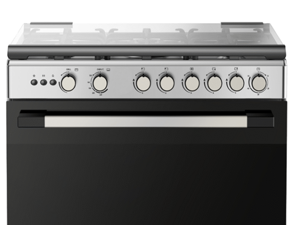 CUISINIERE 5 FEUX MIDEA 90X60-5G030 INOX – Image 2