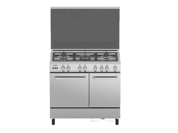 CUISINIERE 5 FEUX FINIX 90X60 G95NE-M (62V11T2G1X) AVEC NICHE INOX – Image 2