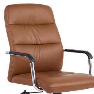 FAUTEUIL DOSSIER BAS PU 8053L NOIR